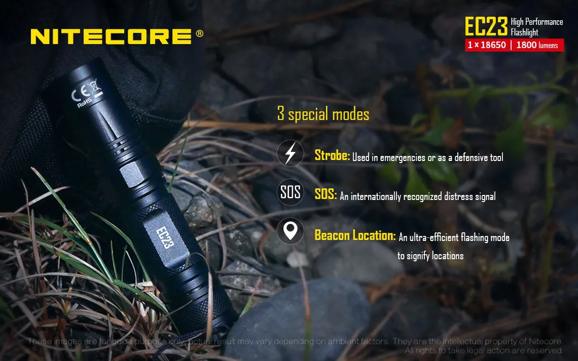 NITECORE EC23 - Compact LED Flashlight
