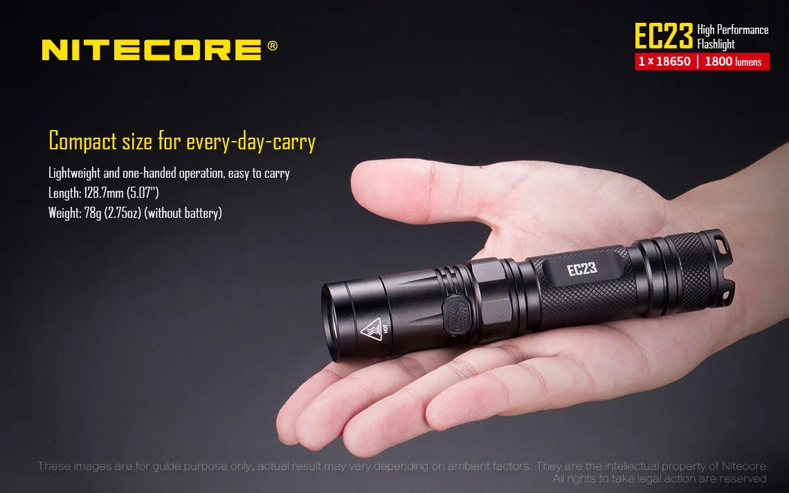 NITECORE EC23 - Compact LED Flashlight