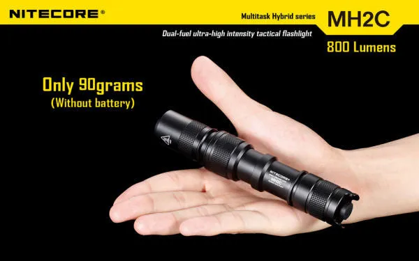 NITECORE MH2C CREE XM-L U2 LED 800 Lumen Rechargeable flashlight