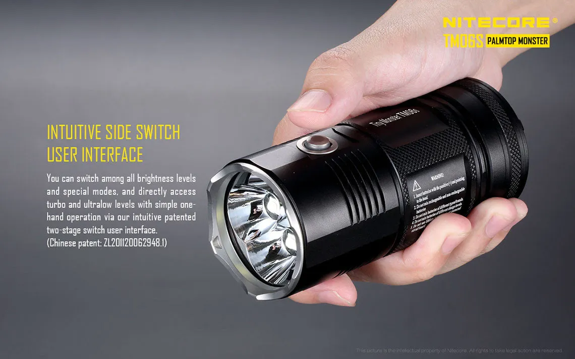 Nitecore Tiny Monster TM06S Cree XM-L2 U3 - 4000 Lumens