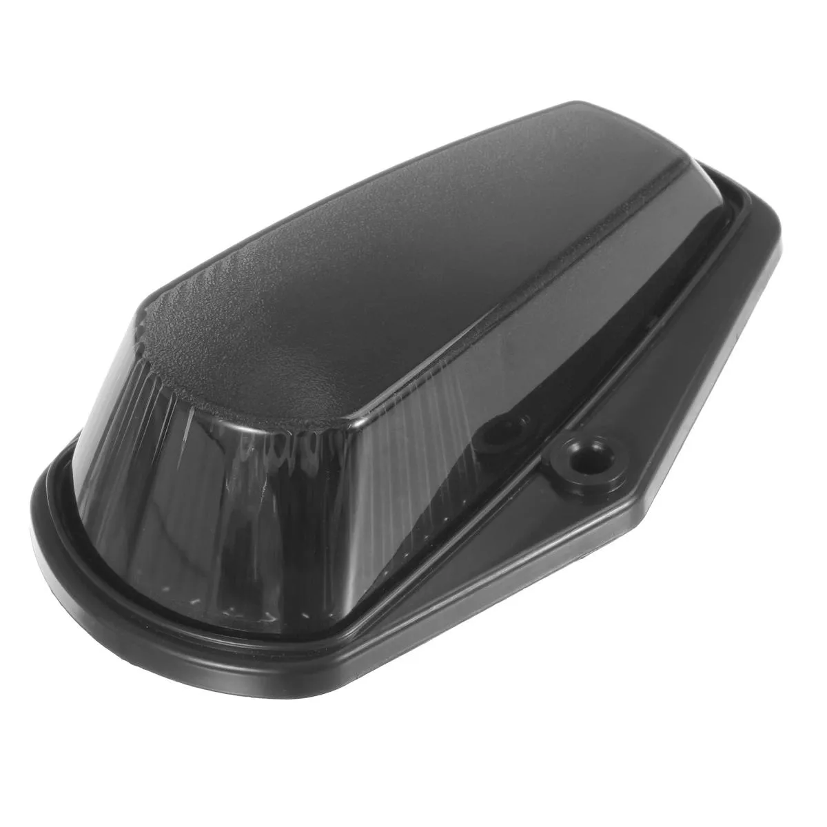 Partsam 5X Cab Marker Lights Roof Running Lamps Black Lens Covers   5050 Amber 194 168 T10 LED Bulbs Compatible with Ford F150 F250 F350 1973-1997 F Series Super Duty Pickup Trucks