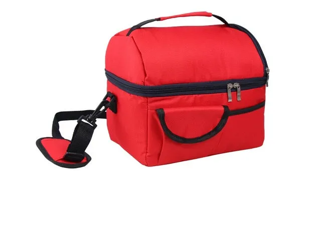 Portable 8L Thick Double Insulated Lunch Bag