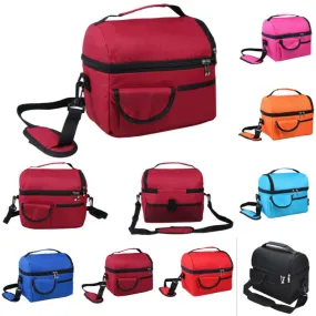 Portable 8L Thick Double Insulated Lunch Bag