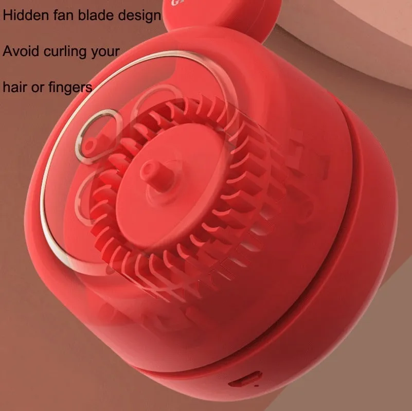 Portable Mini Handheld Fans USB Plastic Silent Pocket Handheld
