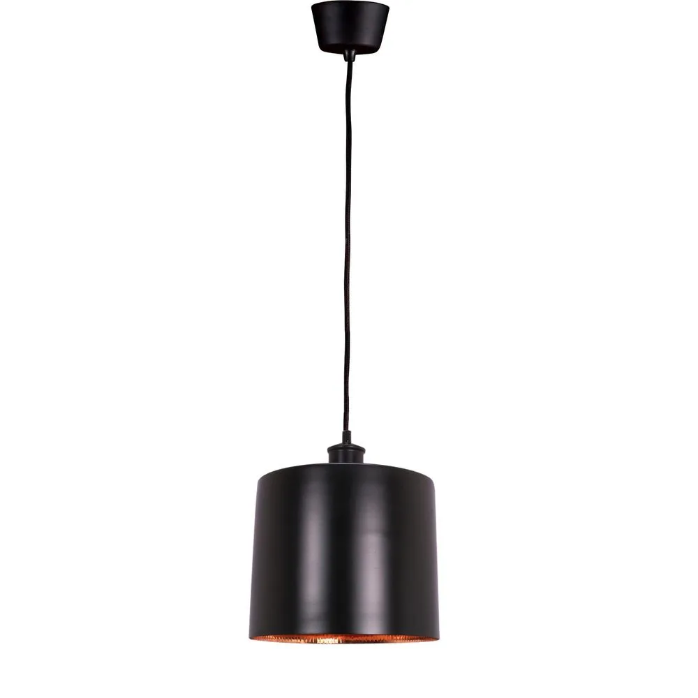 Portofino Hanging Lamp in Black Copper
