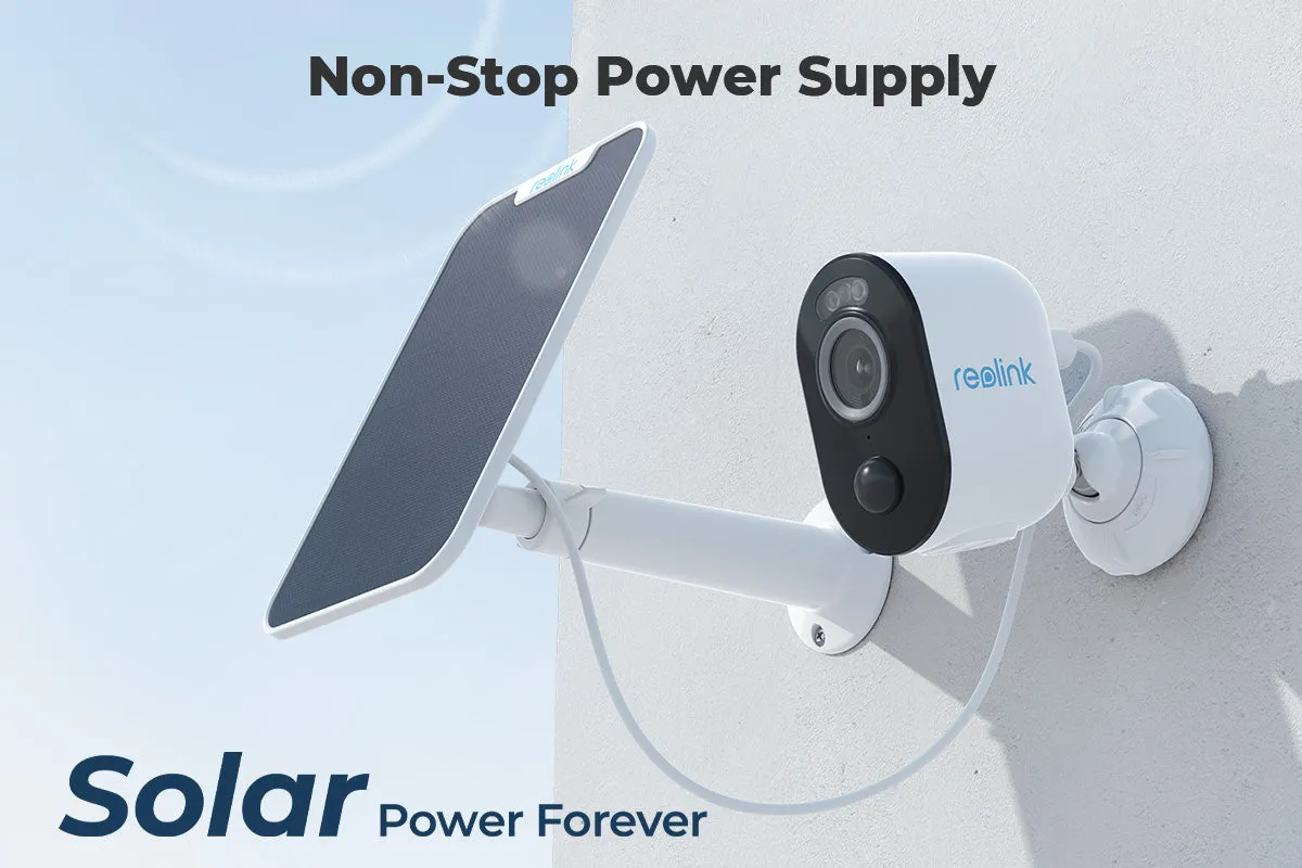 Reolink Argus 3 Pro 2 Pack Security Camera Wireless Outdoor Battery Operated (White)