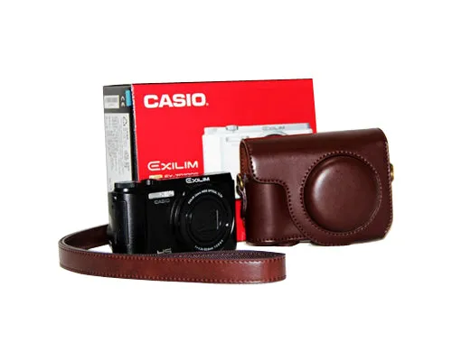 Retro Casio Exilim EX-H50 Digital Camera Leather Case