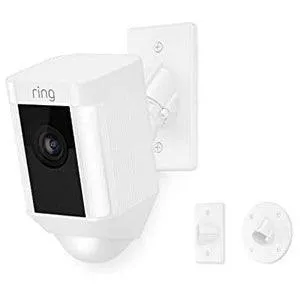 Ring Hardwired Spotlight Wall Mount Security Camera - White | 64-8SH2P7-WEU