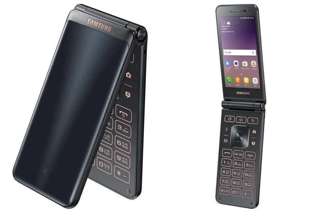 Samsung Galaxy Folder 2 4G LTE (Android Touch Screen Flip Phone) *DISPLAY SET*
