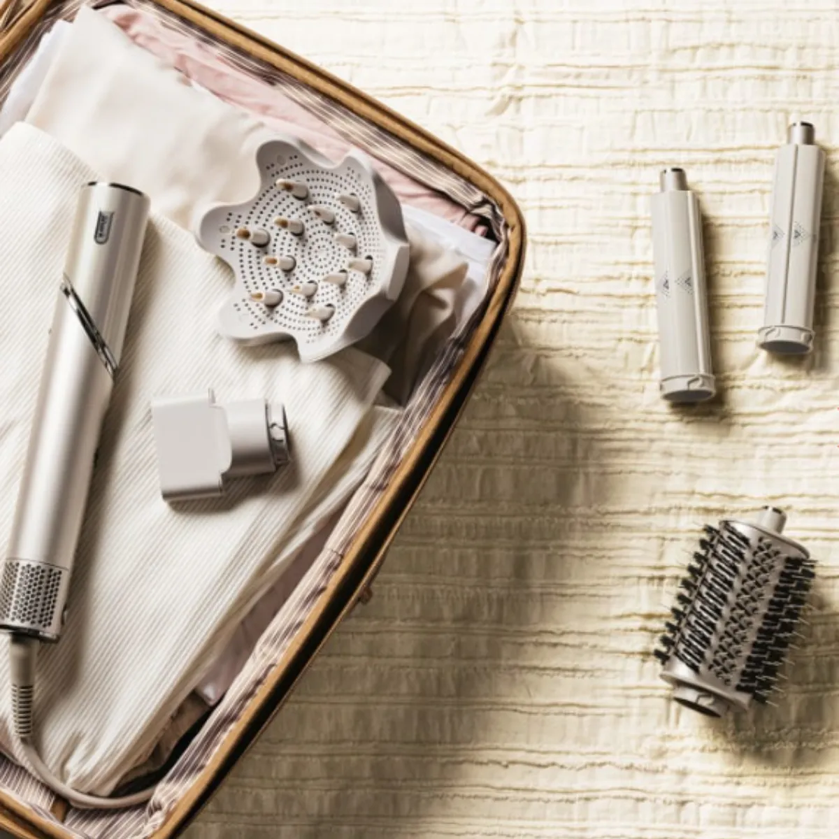 Shark FlexStyle Air Styler & Hair Dryer, Curly & Coily Collection, 4 Attachments - Stone