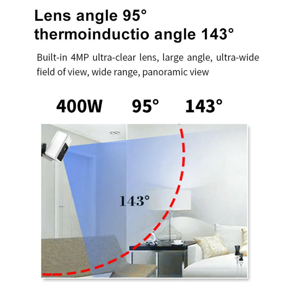 SJCAM S1 2K Super High Definition Smart Home Camera Wireless Video Monitor IP65 Waterproof 143° Thermoinduction Angle Built-in 9200mAh Battery Support PIR Induction Night Version Human Detection APP Share