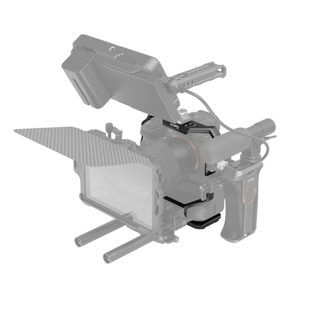 SmallRig Formfitting Camera Cage with VG-C4EM Battery Grip Support, Multiple 1/4"-20 & 3/8"-16 Threads, NATO Rail & One Cold Shoe Mount for Sony Alpha a1 and Select Alpha a7 Mirrorless Cameras 3594