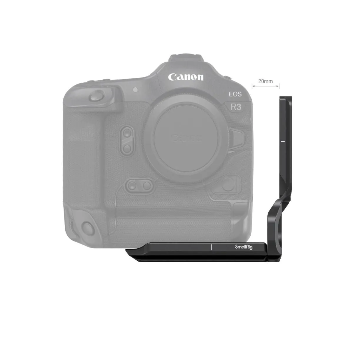 SmallRig 3628 L-Bracket for Canon EOS R3 Camera - Precision Designed Accessory