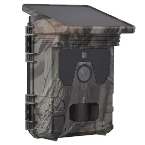 Solar Powered Night Vision Trail Camera 50MP 4K 1080P Hunting Cameras 0.3s Trigger Time Trail Camera Video Photo Recorder