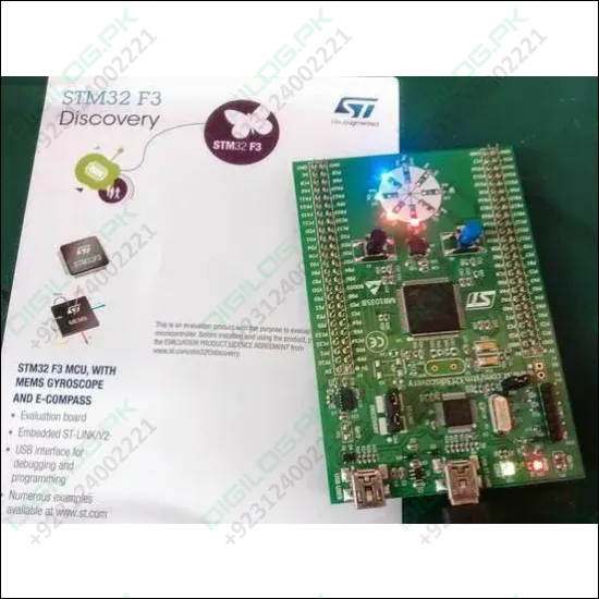 Stm Discovery Kit Stm32f3 Stm32f303vc With Programming Cable