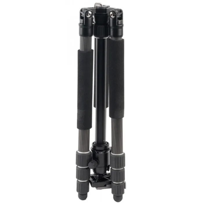 Studio-Assets Compact 4-Section Carbon Fiber Tripod with Ball Head