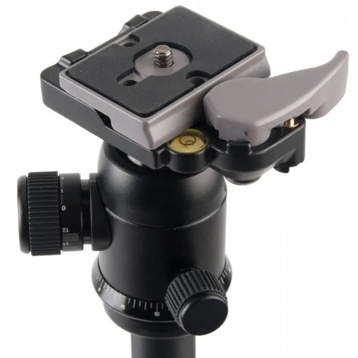 Studio-Assets Compact 4-Section Carbon Fiber Tripod with Ball Head