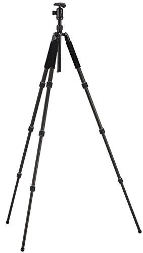 Studio-Assets Compact 4-Section Carbon Fiber Tripod with Ball Head