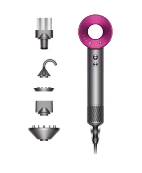 Supersonic™ Hair Dryer with Flyaway Attachment | Iron/Fuchsia