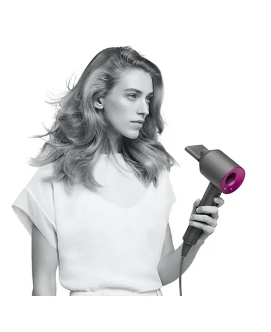 Supersonic™ Hair Dryer with Flyaway Attachment | Iron/Fuchsia