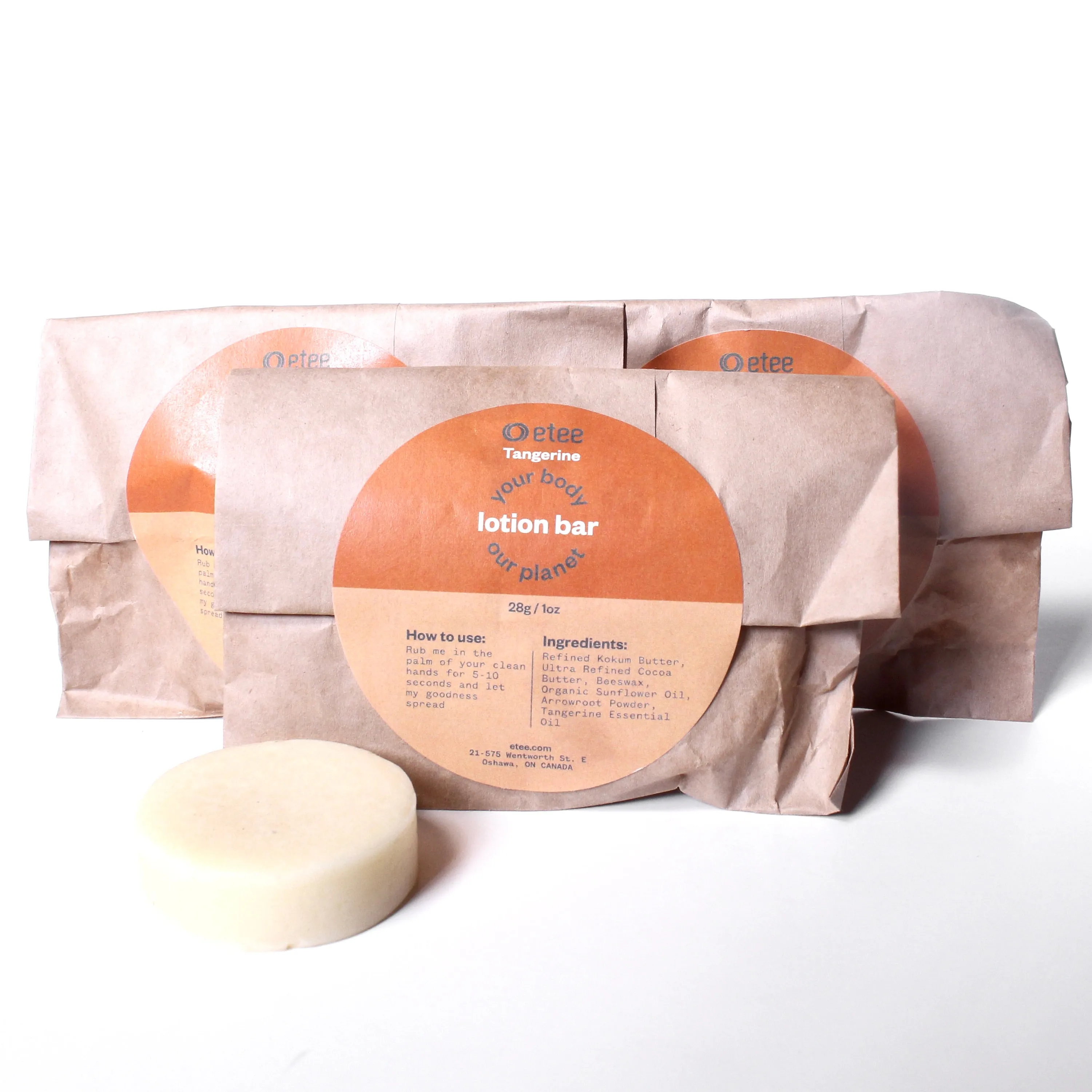 Tangerine Hand Lotion Bar