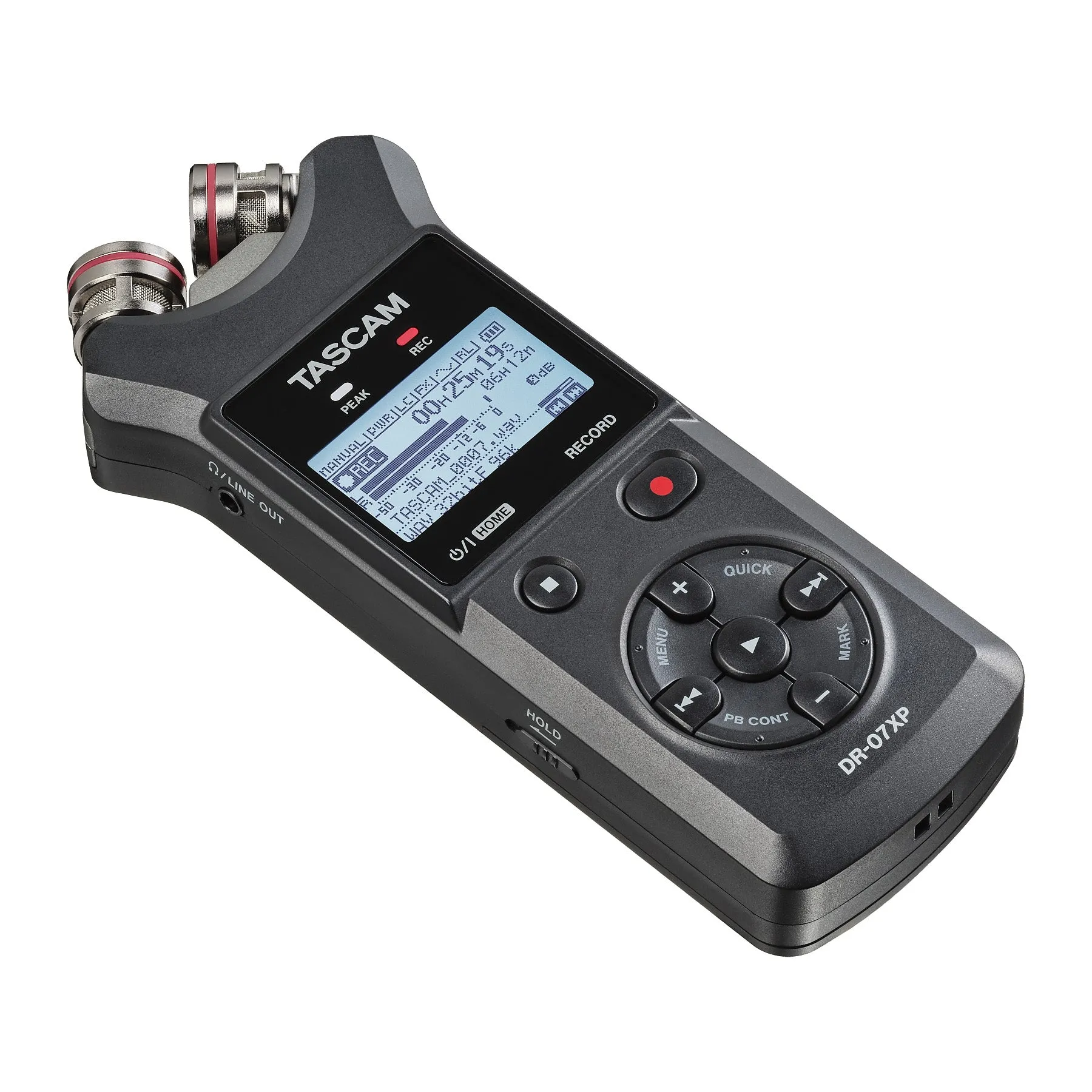 Tascam DR-07XP handheld stereo recorder