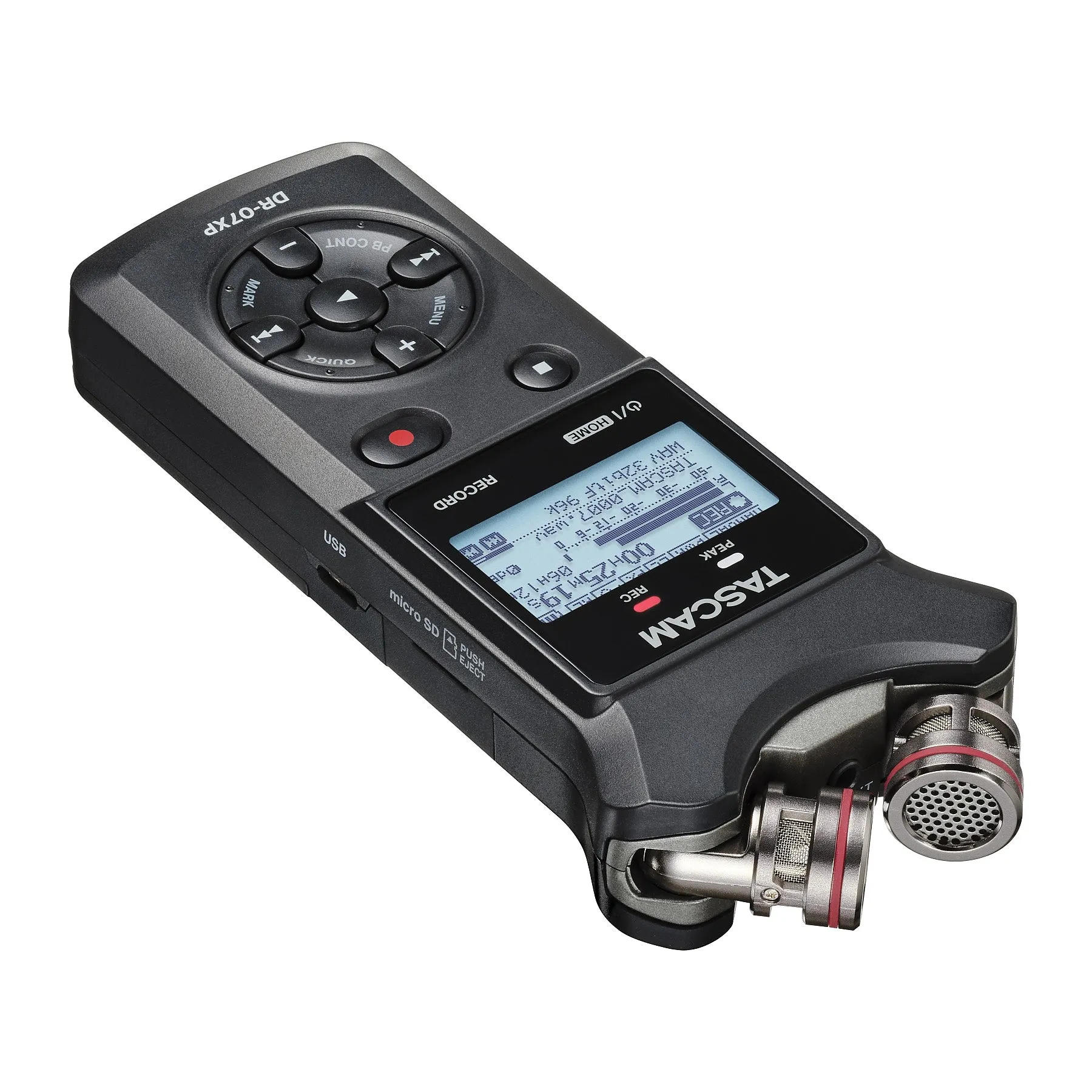 Tascam DR-07XP handheld stereo recorder