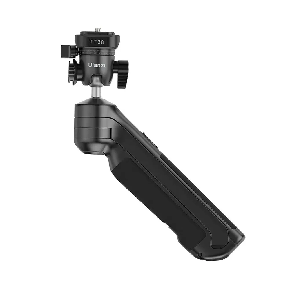 Ulanzi TT38 Camera Grip   Push Tripod with 360 / 180 Degree Ball Head, 3kg Max Load Capacity, 1/4" Thread Mount, Cold Shoe and Hidden Hook for Vlog, Vlogging, Videography
