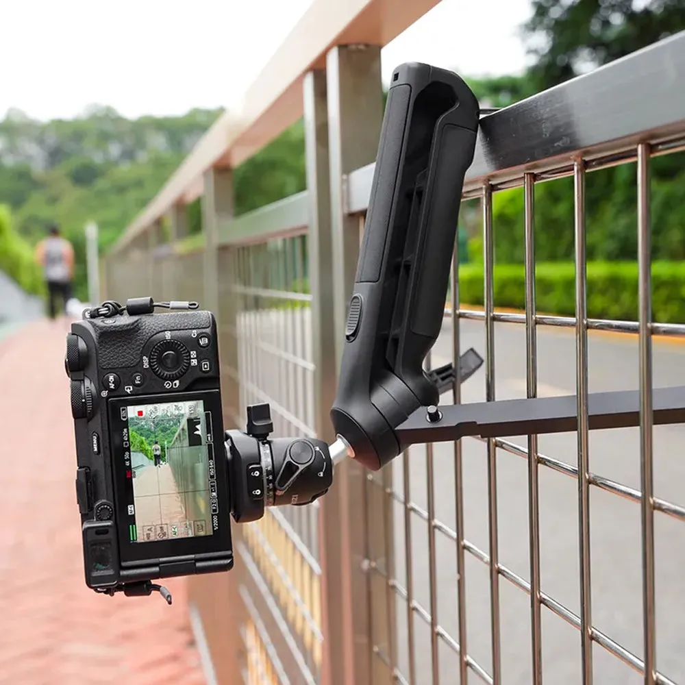Ulanzi TT38 Camera Grip   Push Tripod with 360 / 180 Degree Ball Head, 3kg Max Load Capacity, 1/4" Thread Mount, Cold Shoe and Hidden Hook for Vlog, Vlogging, Videography