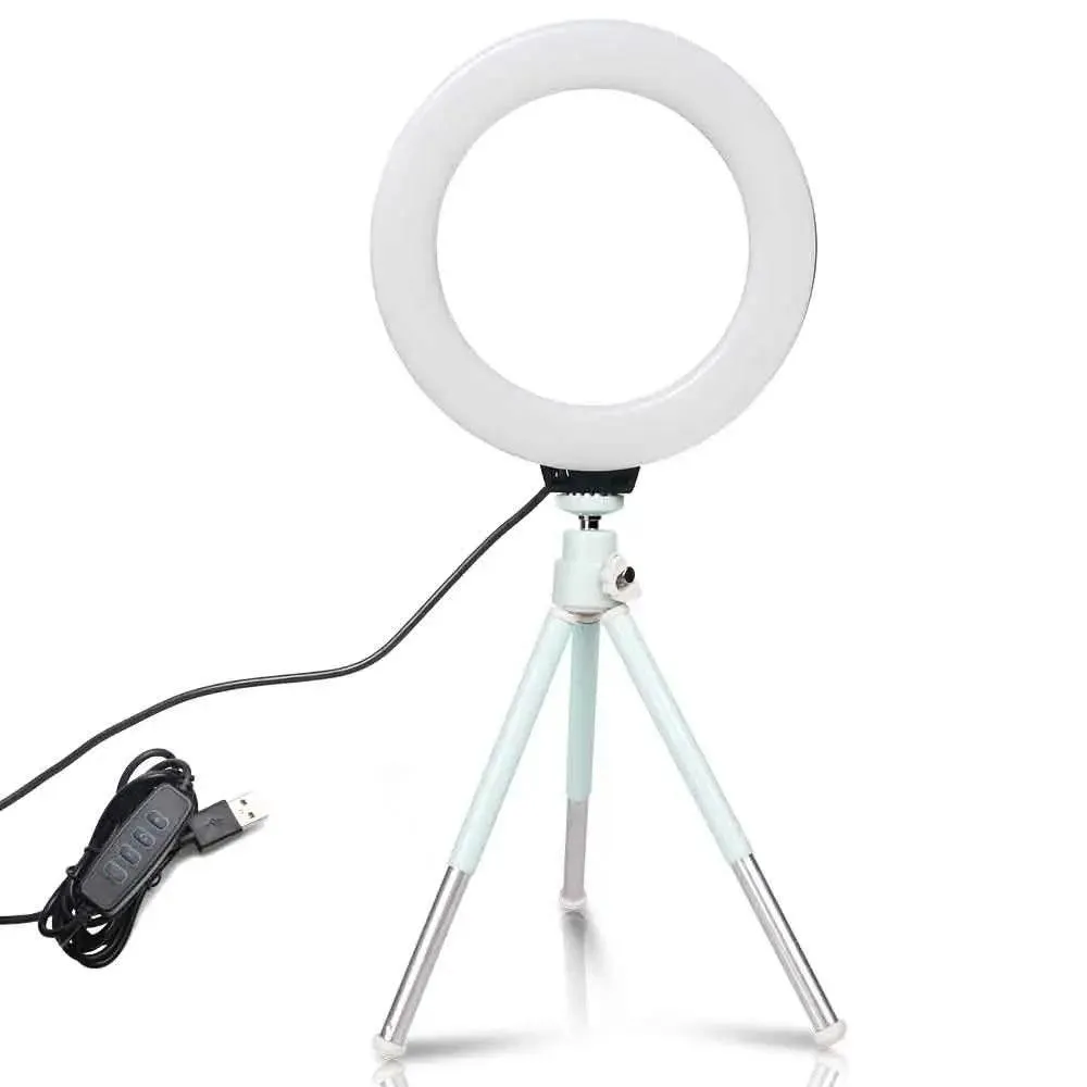 Versatile Mini LED Ring Light Kit for YouTubers and Content Creators - Pro Illumination for Stunning Videos