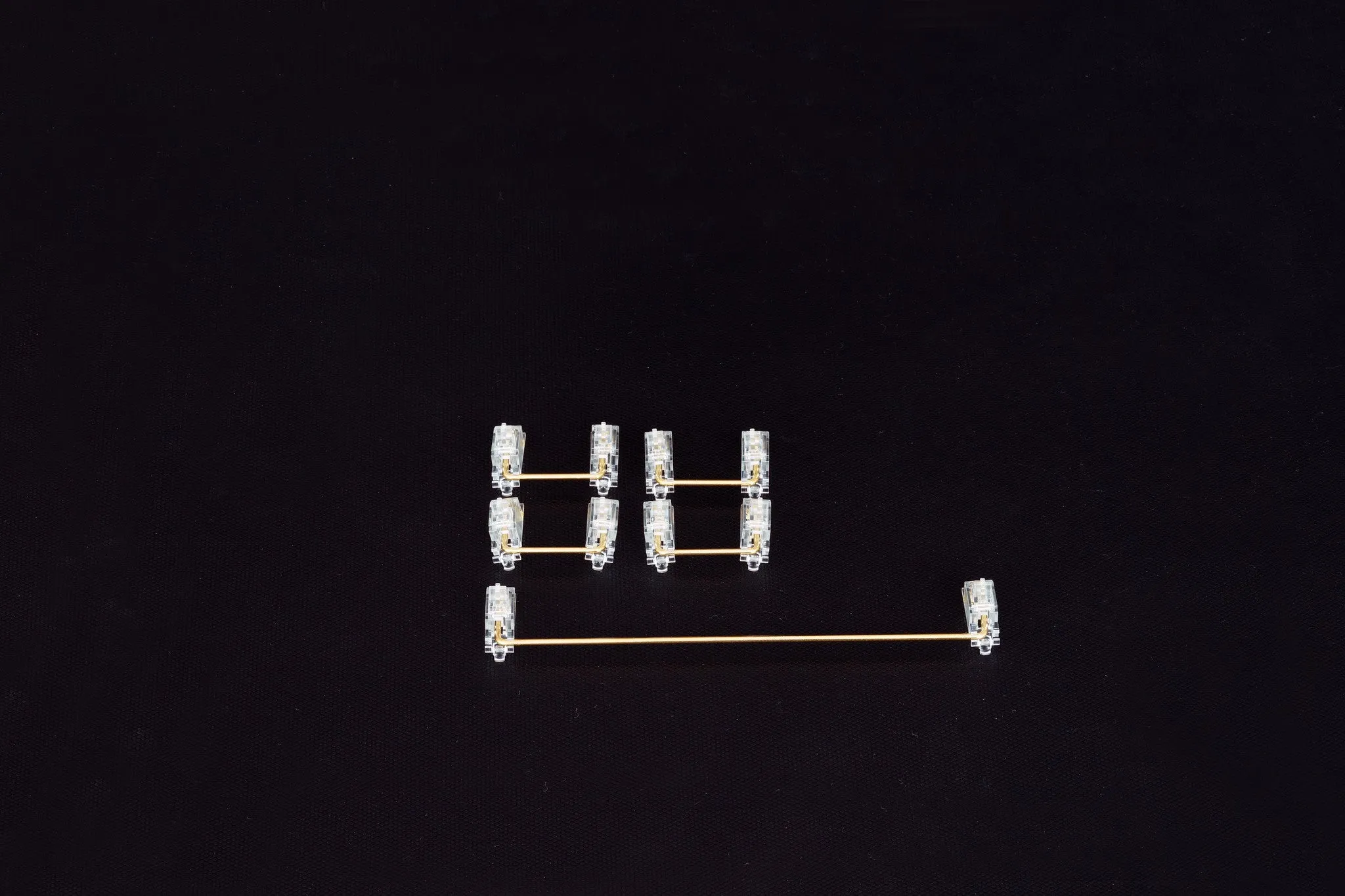 Zeal® Transparent Gold Plated Screw-in Stabilizers V2