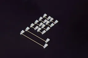 Zeal® Transparent Gold Plated Screw-in Stabilizers V2