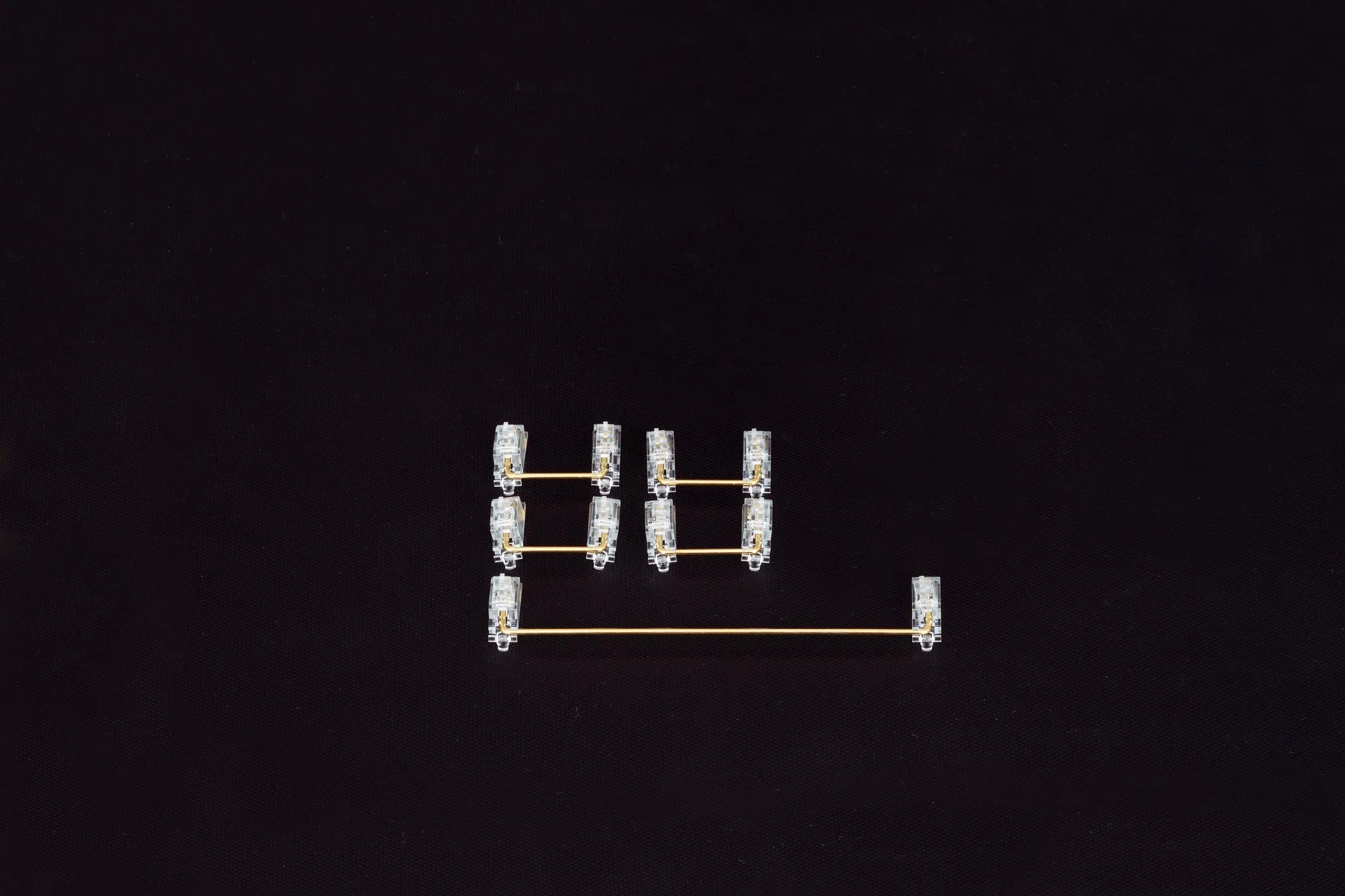 Zeal® Transparent Gold Plated Screw-in Stabilizers V2