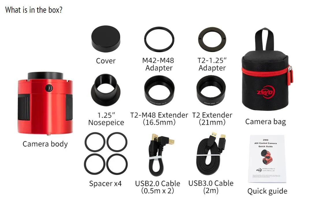 ZWO ASI 533MC Pro color deep-sky camera